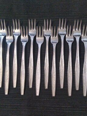 14 Stainless Steel Seafood Cocktail Forks